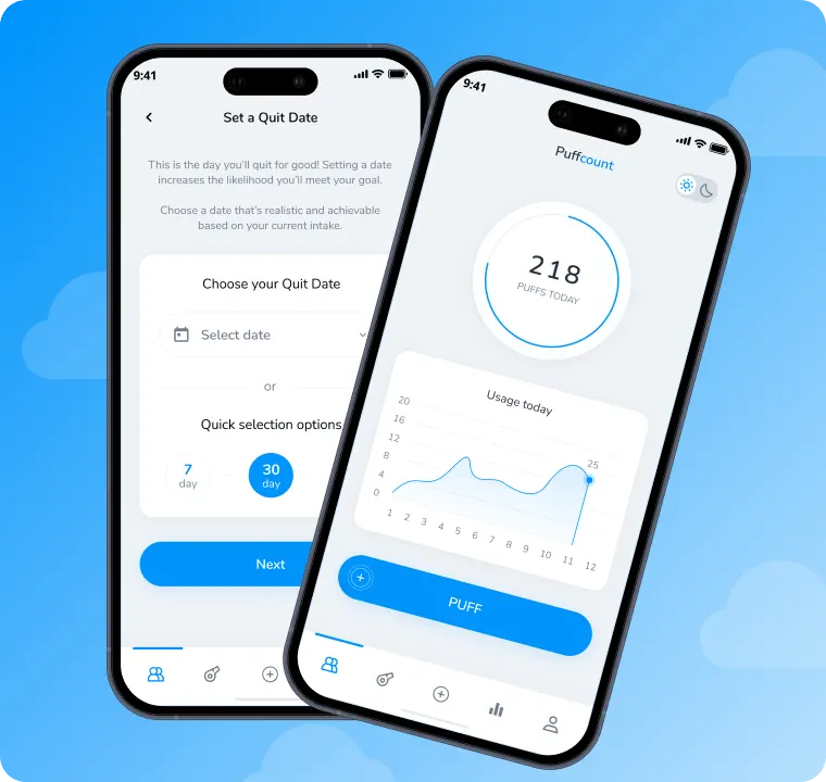 Puff Count mobile product